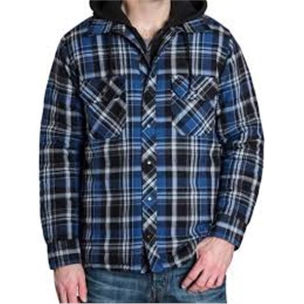 NEW BC CLOTHING QUILTED HOODIE MEDIUM