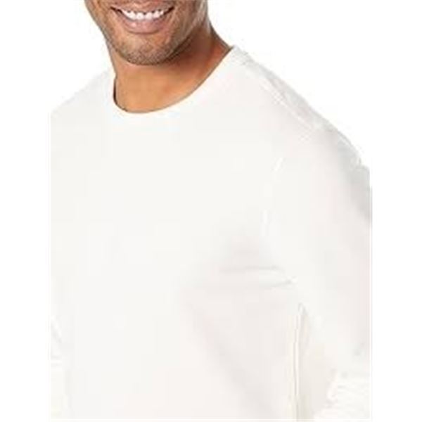 NEW AMAZON ESSENTIALS SMALL WHITE SWEATSHIRT