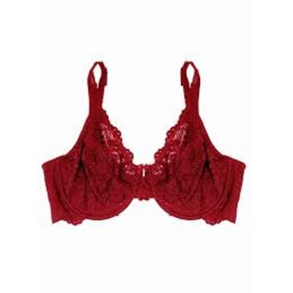 NEW SMART SEXT 34DD RED LACE BRA