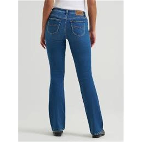 NEW LEE BOOTCUT MID RISE 12 LONG JEANS