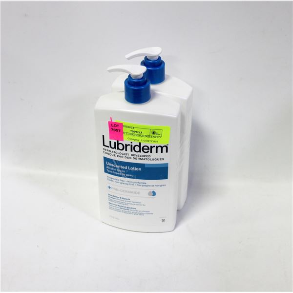 2 X 710ML LUBRIDERM UNSCENTED LOTION