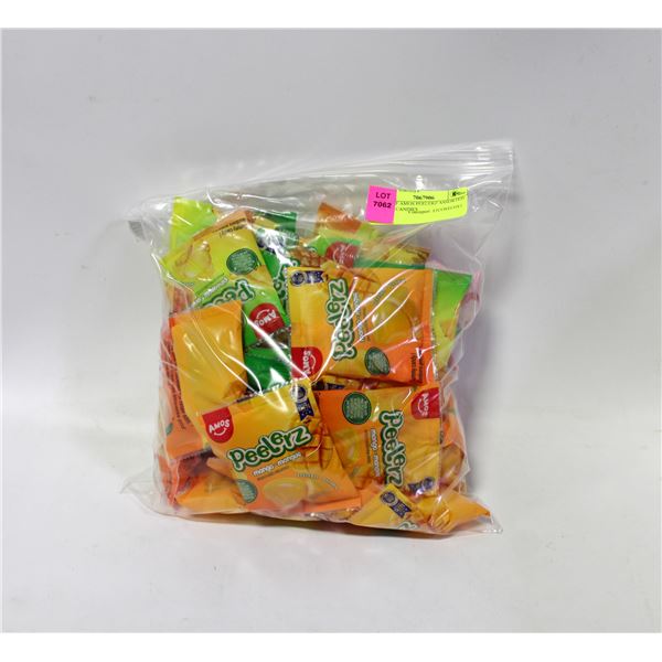 BAG OF AMOS PEELERZ ASSORTED FRUIT CANDIES
