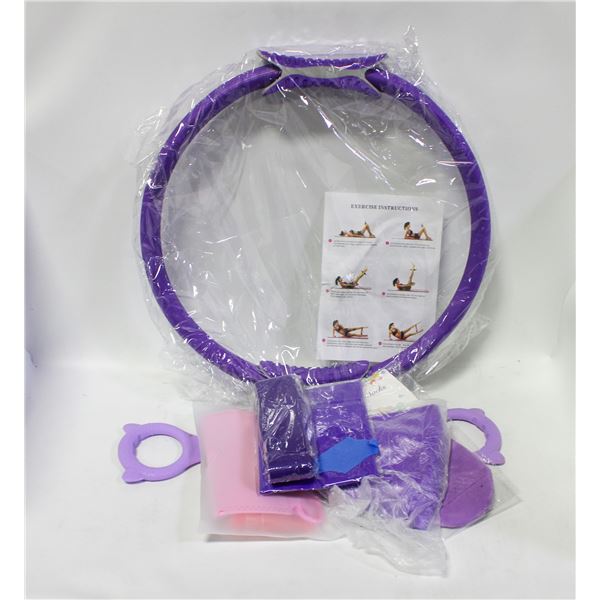 LEG AND HIP EXERCISER WITH ACCESORIES