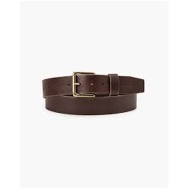 NEW LEVIS MENS LEATHER BELT MEDIUM