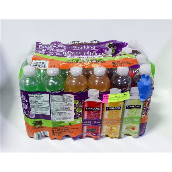 23 X 503ML KIRKLAND SPARKLING WATER VARIETY PACK