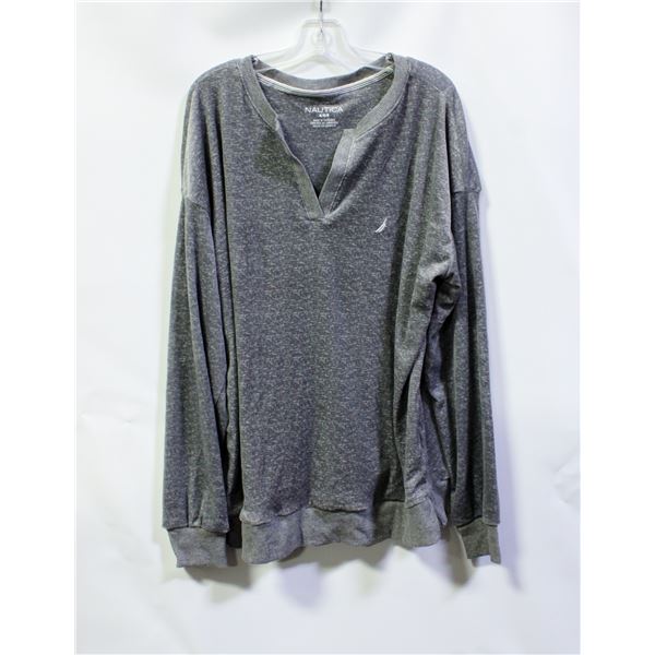 NEW NAUTICA MEDIUM GREY SHIRT