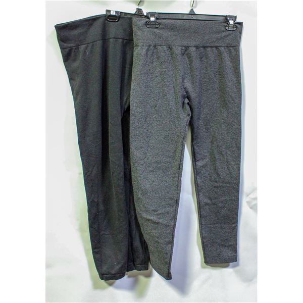 2PK LEMON LEGGINGS XL