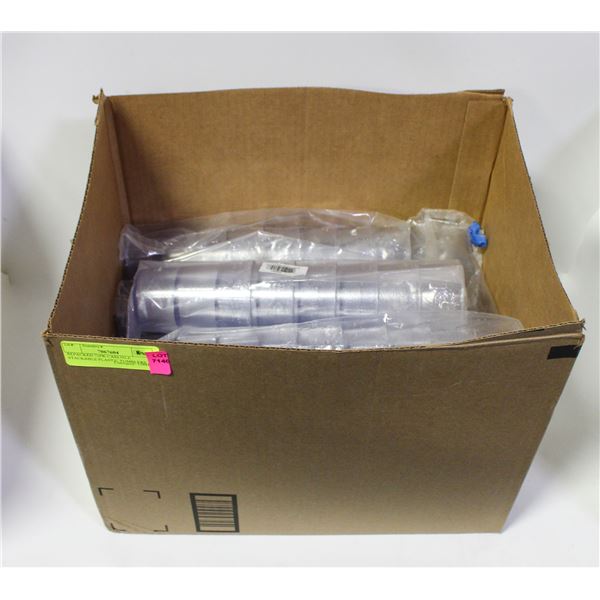 REPACKED 72PK CARLISLE STACKABLE PLASTIC TUMBLERS