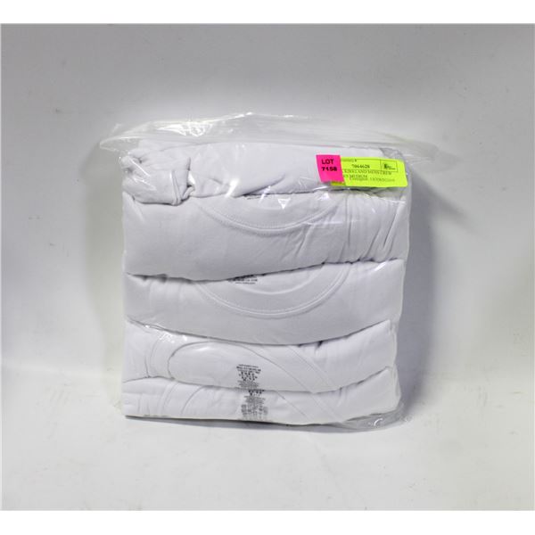 NEW 6PK KIRKLAND MENS CREW NECK TEES MEDIUM