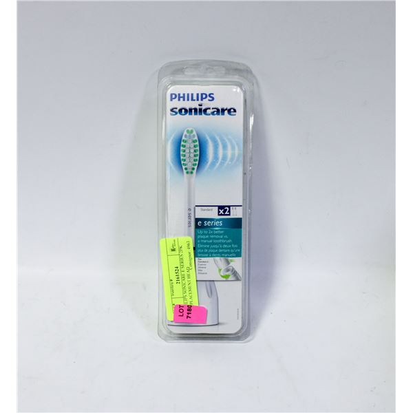 PHILIPS SONICARE E SERIES 2PK REPLACEMENT HEAD