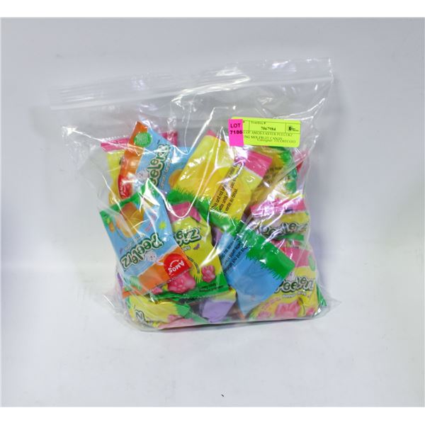 BAG OF AMOS EASTER PEELERZ SPRING MIX FRUIT CANDY