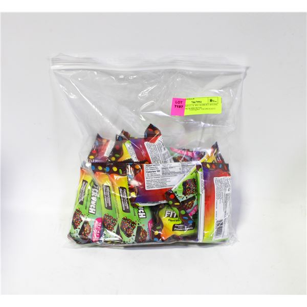 REPACKED 17 X 40G ROBERT IRVINE FIT CRUNCH BROWNIE