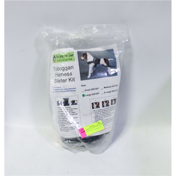 NEW TOBOGGAN HARNESS STARTER KIT LARGE BY PAW