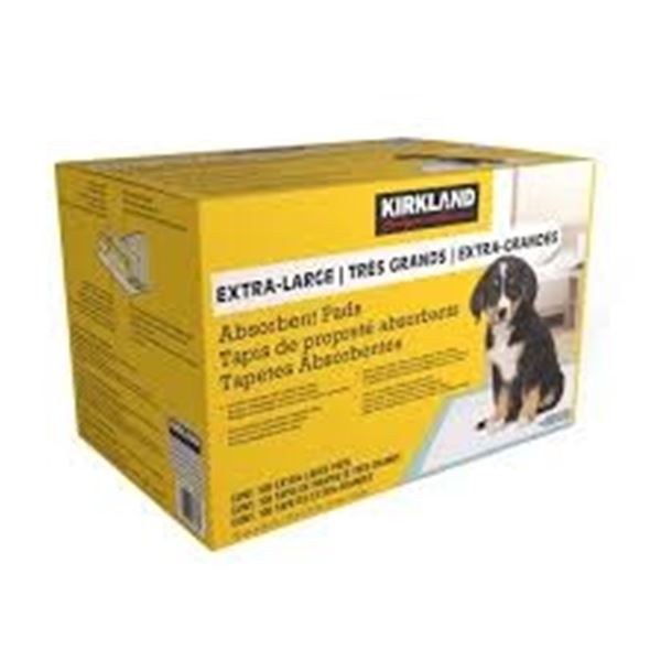 NEW W BOX 100CT KIRKLAND XL ABSORBENT PADS