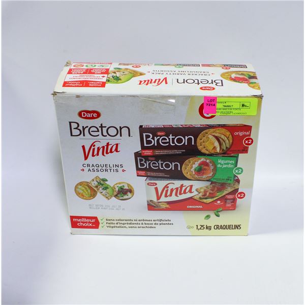 1.25KG DARE BRETON VINTA ASSORTED CRACKERS