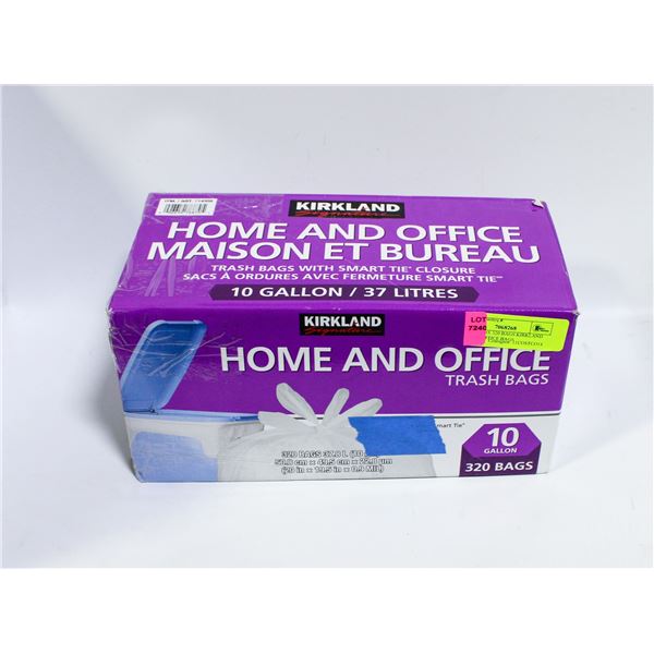 NEW W BOX 320 BAGS KIRKLAND HOME & OFFICE BAGS