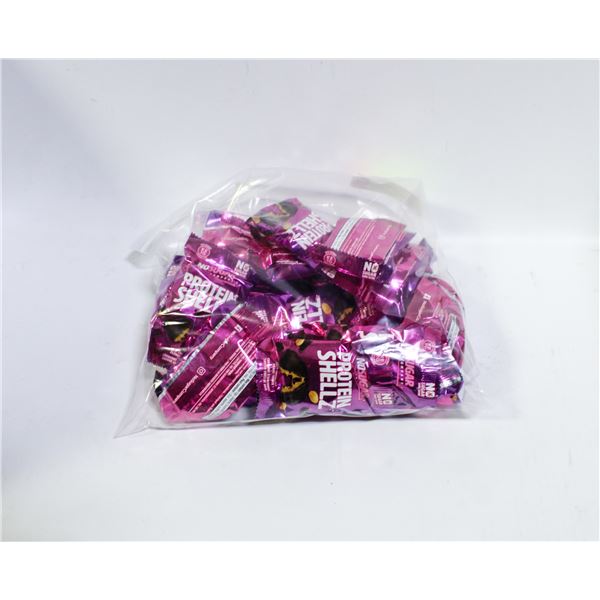 BAG OF NOSUGAR PROTEIN SHELLZ DARK CHOC PEANUT