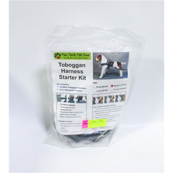 NEW TOBOGGAN HARNESS STARTER KIT MED BY PAW
