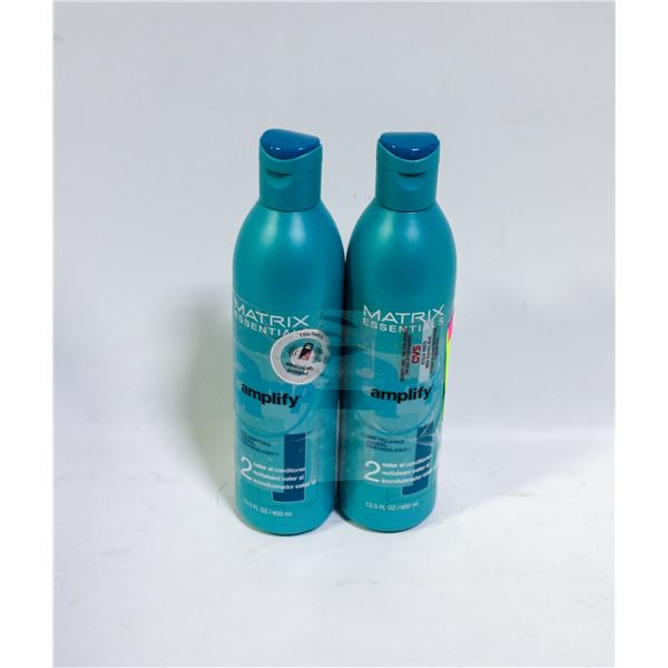 2 MATRIX ESSENTIALS XL CONDITIONER 400ML BOTTLES