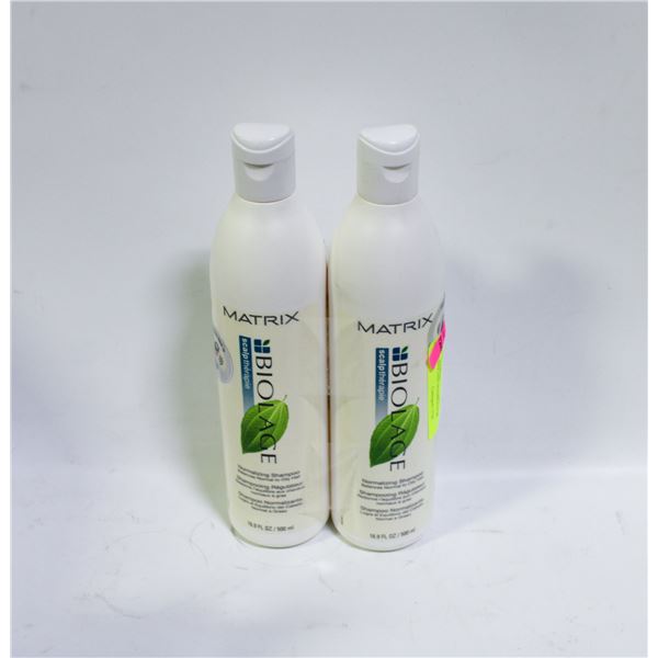 (2) MATRIX BIOLAGE SHAMPOO FOR NORMAL TO