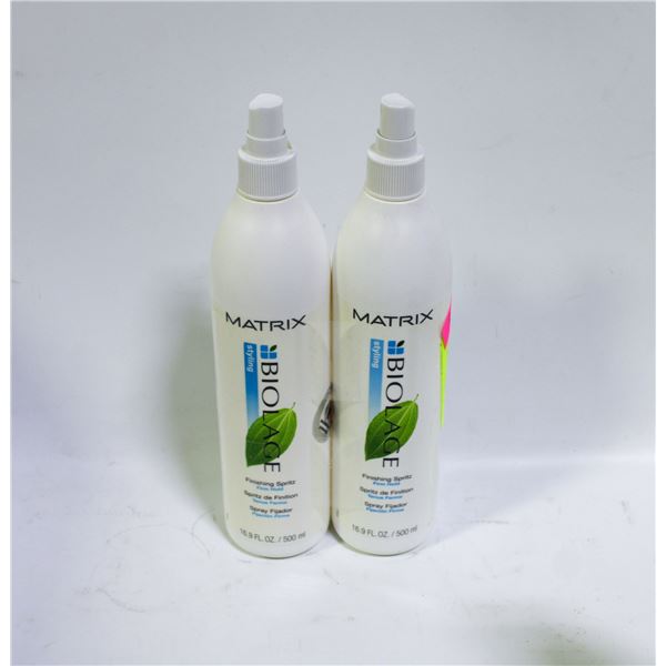 (2) MATRIX BIOLAGES STYLING FINISHING SPRITZ