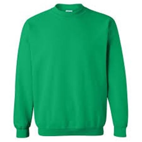 NEW GILDAN 3XL GREEN SWEAT SHIRT
