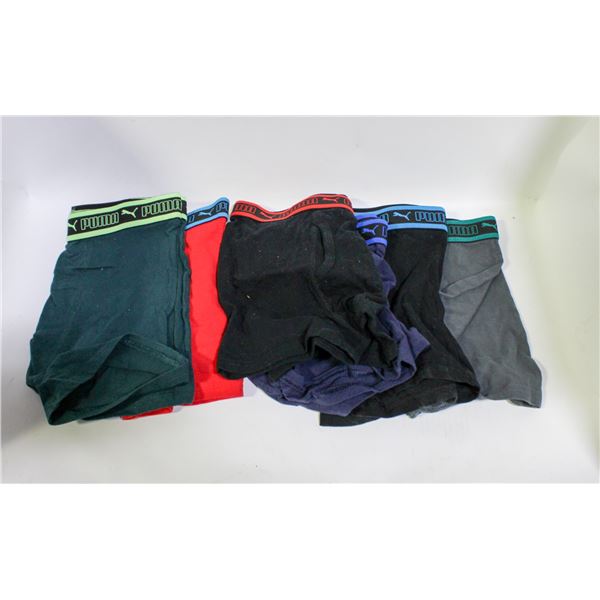REPACKED 8PK PUMA BOYS BOXERS MEDIUM