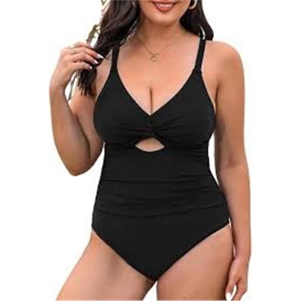NEW CUPSHE BLACK LARGE WOMENS SWIMWEAR