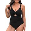 Image 1 : NEW CUPSHE BLACK LARGE WOMENS SWIMWEAR