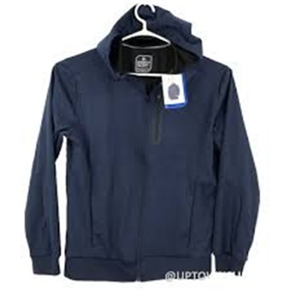 NEW MONDETTA FULL ZIP JACKET BLUE LARGE