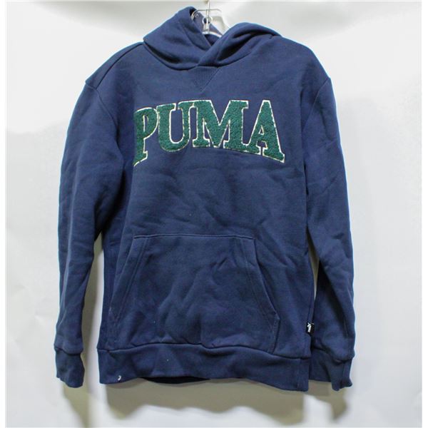 NEW PUMA BOYS HOODIE BLUE SMALL