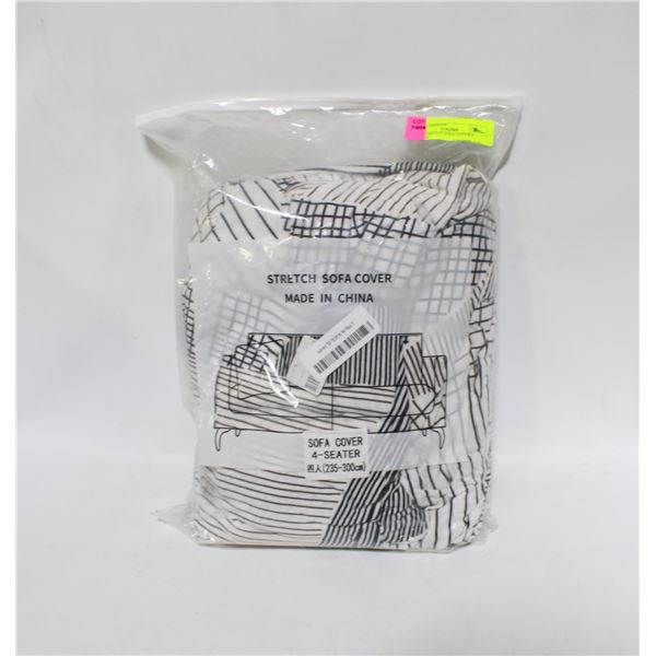 NEW STRETCH SOFA COVER 4 SEATER