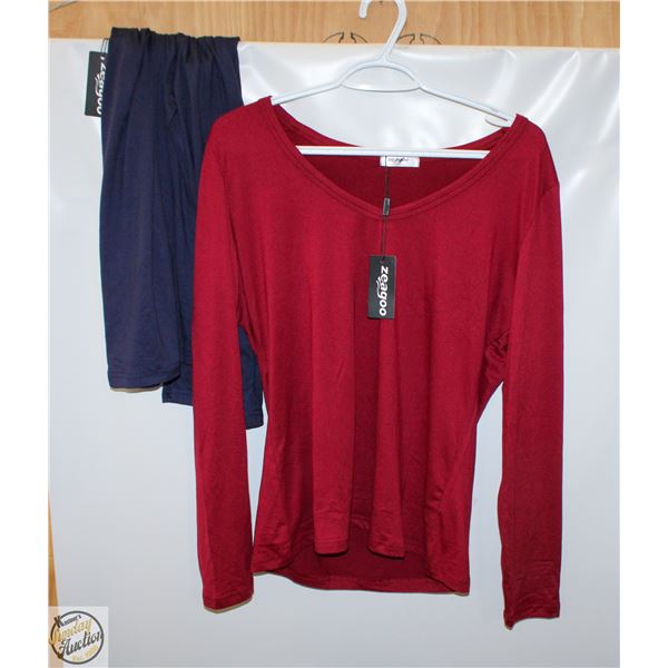 NEW 2PK ZEAGOO XL T SHIRTS