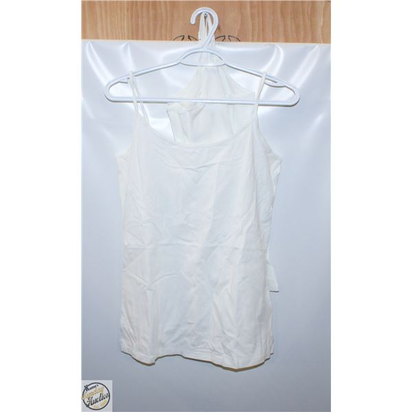 3PK AMAZON ESSENTIALS WOMENS WHITE TANKS XL