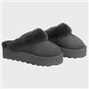 Image 1 : NEW KIRKLAND PLATFORM SLIPPERS SIZE 9 GREY