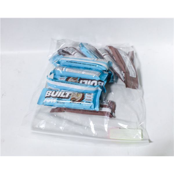 BAG OF 13 X 40G BUILT PUFF PROTEIN BARS