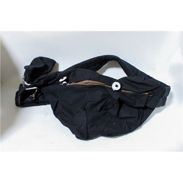 BLACK OVER SHOULDER BAG
