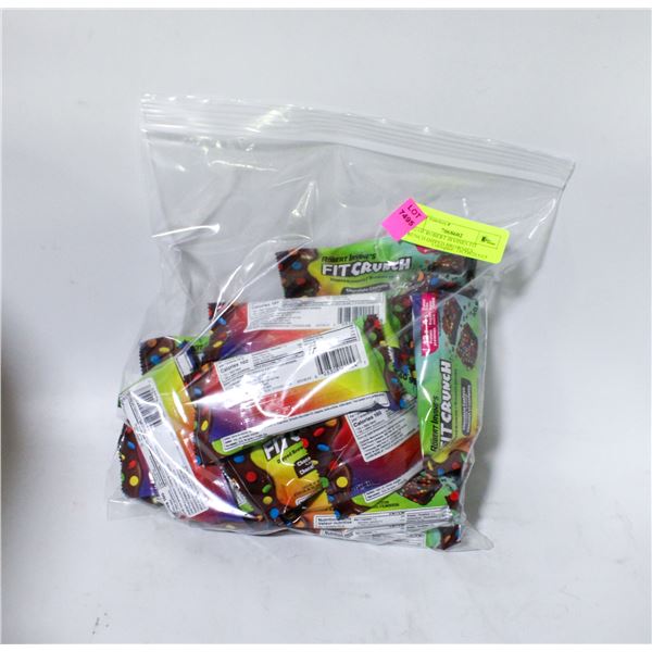 BAG OF ROBERT IRVINES FIT CRUNCH DIPPED BROWNIES