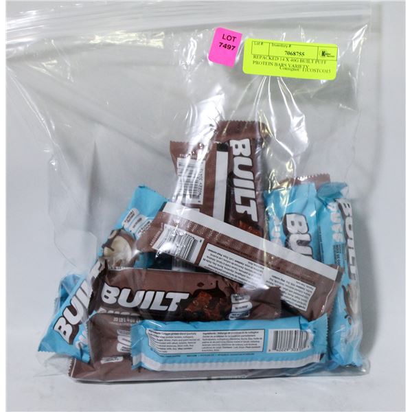 REPACKED 14 X 40G BUILT PUFF PROTEIN BARS VARIETY