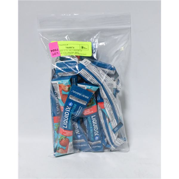 REPACKED 15 X 16G LIQUID IV ELECTROLYTE DRINK MIX