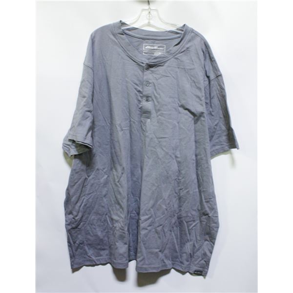 NEW EDDIE BAUER XXL GREY MENS T-SHIRT