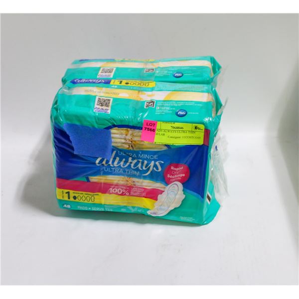 96 PADS ALWAYS ULTRA THIN REGULAR