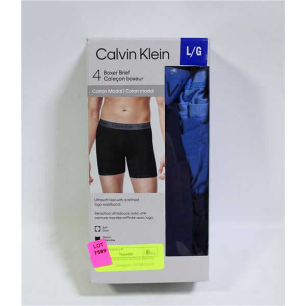 4PK CALVIN KLEIN BOXER BRIEFS LARGE
