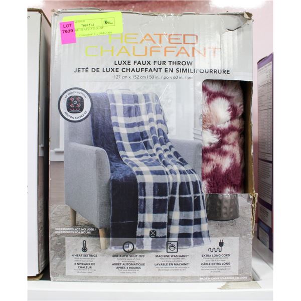 BERKSHIRE HEATED THROW BLANKET