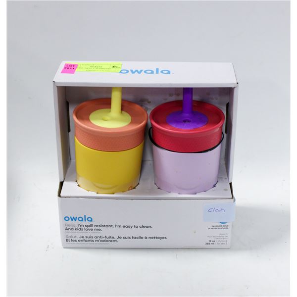 2 X 12 OZ OWALA TUMBLERS