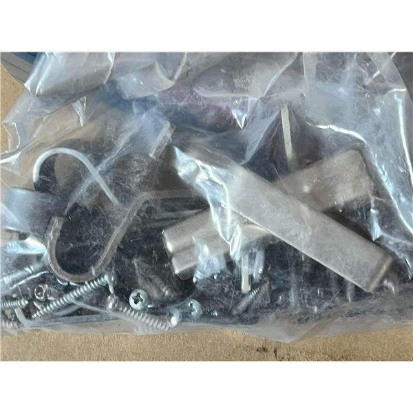 Bag of misc. Wire, screw, hangers etc