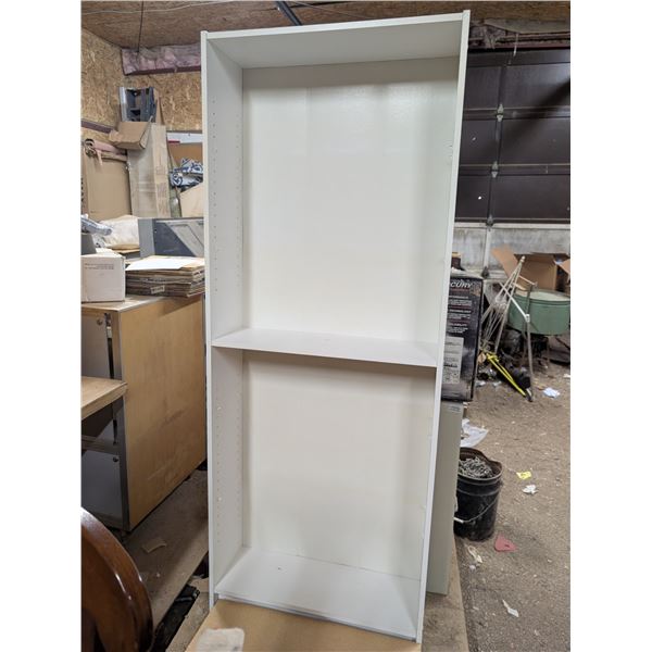 White Wood Shelf 9.5"x72"x28"