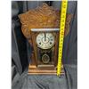 Image 2 : Vintage WM.L.Gilbert Clock Co. Wood Wall Clock 23"x14"x4"