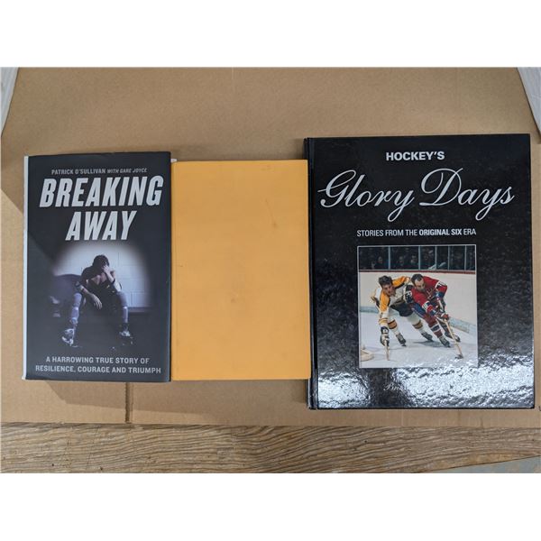 (3) Vintage hockey Books