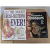 Image 1 : (2) Books (1) Dinosaurs (1) Cross sections